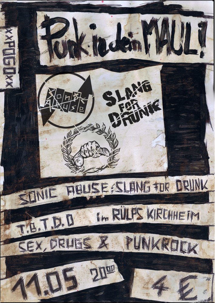 Slang for Drunk / Sonic Abuse / TBTDO / Piratenpapst