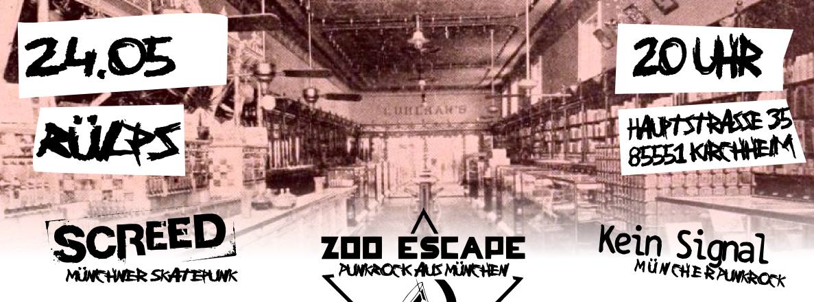 Screed + Zoo Escape + Kein Signal @ Rülps Kirchheim