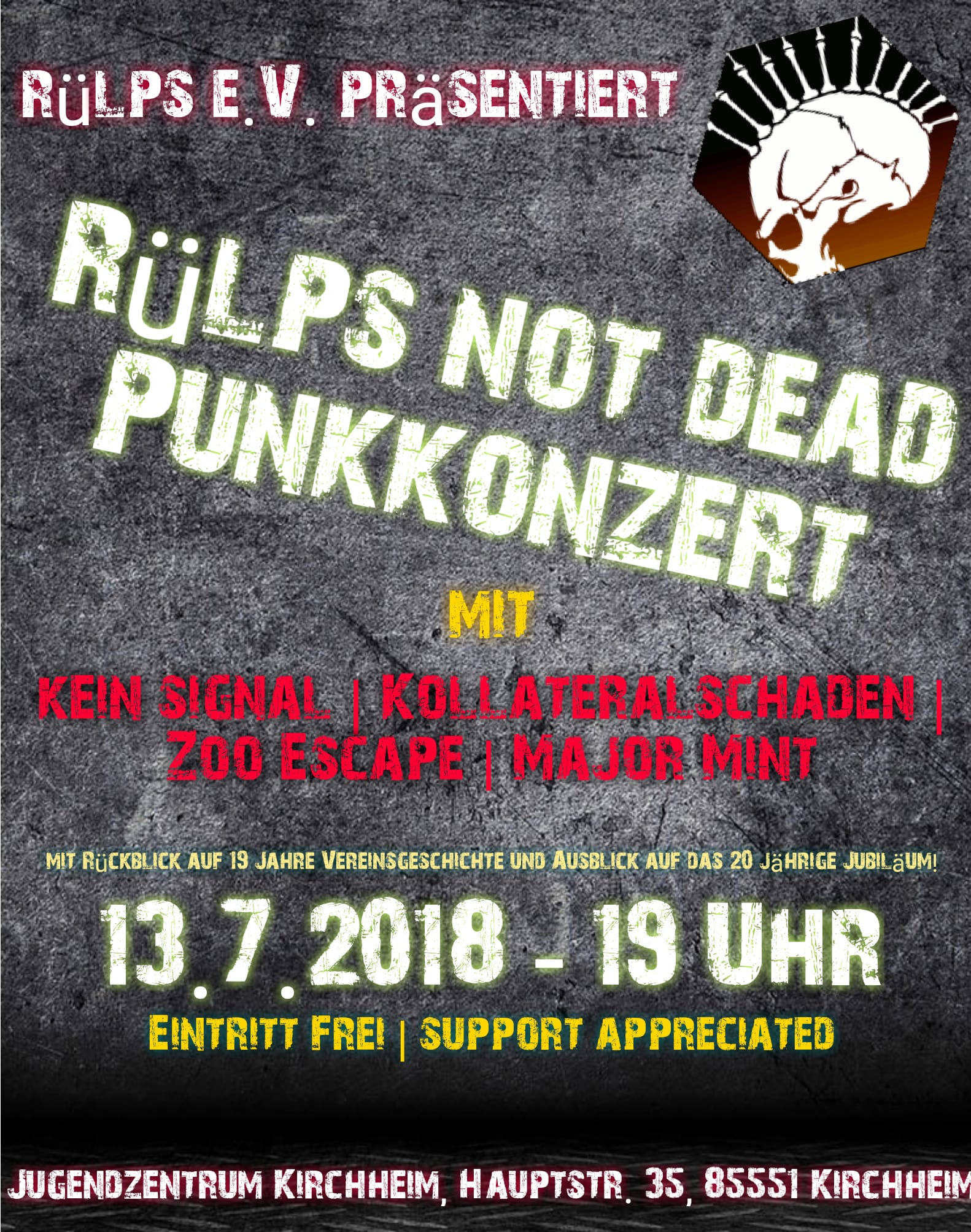 ¡Rülps not dead! - Punkkonzert