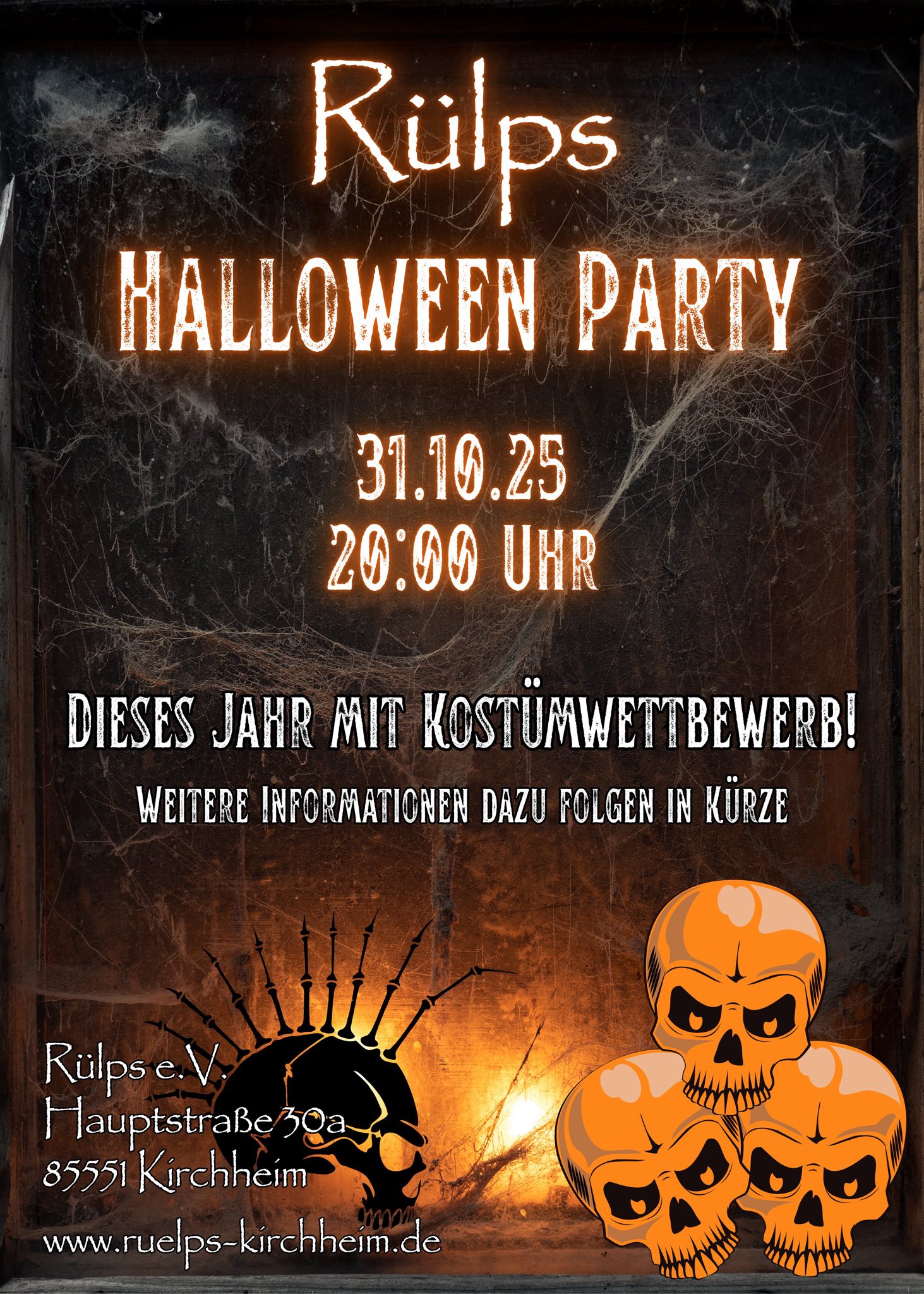 Halloween '25 im Rülps Flyer